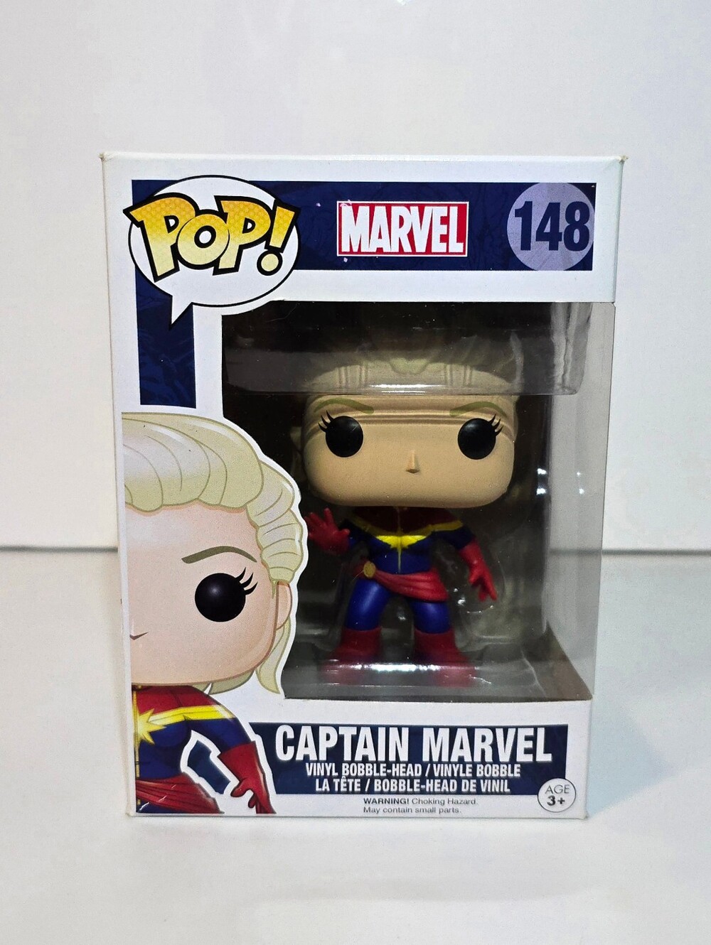 Captain Marvel Funko Pop! #148 Marvel Comics Collectible Vinyl Figure